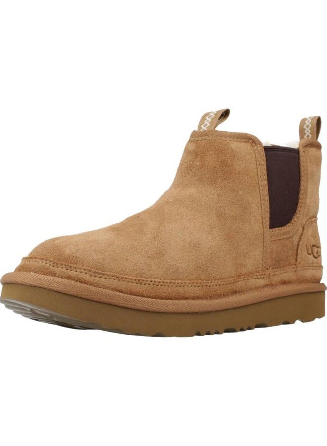UGG Boy's K Neumel Chelsea Boot, Chestnut, 6 Big Kid, Chestnut, 6 Big Kid - Image 1