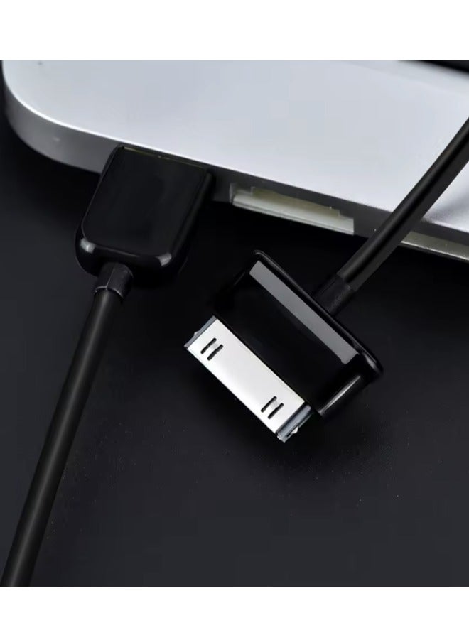 30-Pin USB Charging & Data Cable for Samsung Galaxy Tab – Compatible with Tab 2 10.1 N8000, 7.0 P3100, Note 10.1 P5100 – 1m Long - Image 4