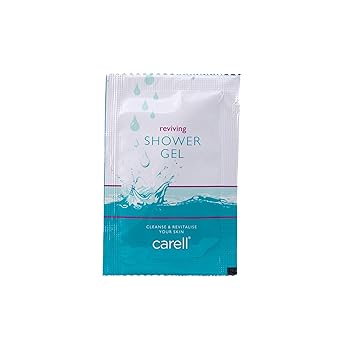 Carell Shower Gel Sachets Pack of 100 7ml per Sachet Green Tea Fragranced Shower Gel Dermatologically Tested and Travel Friendly Body Wash Gentle Cleansing - Image 1