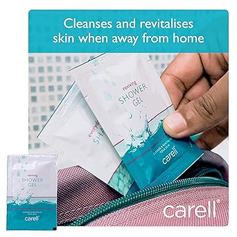 Carell Shower Gel Sachets Pack of 100 7ml per Sachet Green Tea Fragranced Shower Gel Dermatologically Tested and Travel Friendly Body Wash Gentle Cleansing - Image 4