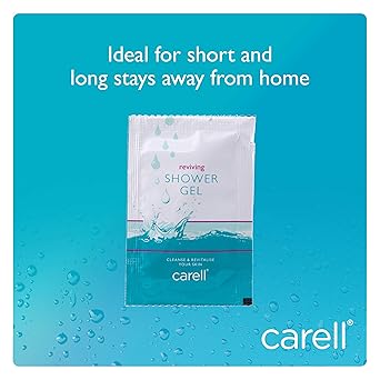 Carell Shower Gel Sachets Pack of 100 7ml per Sachet Green Tea Fragranced Shower Gel Dermatologically Tested and Travel Friendly Body Wash Gentle Cleansing - Image 5