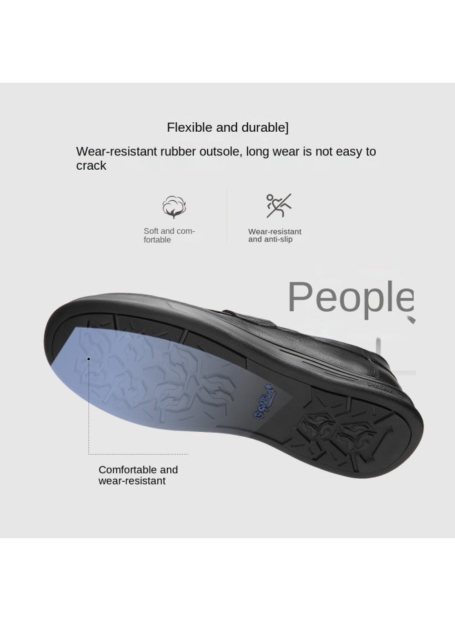 Goldlion Minimalist Men's Leather Shoes, Autumn 2025 Men's Business Casual Leather Loafers, Slip-on Men's Dress Shoes - Image 4