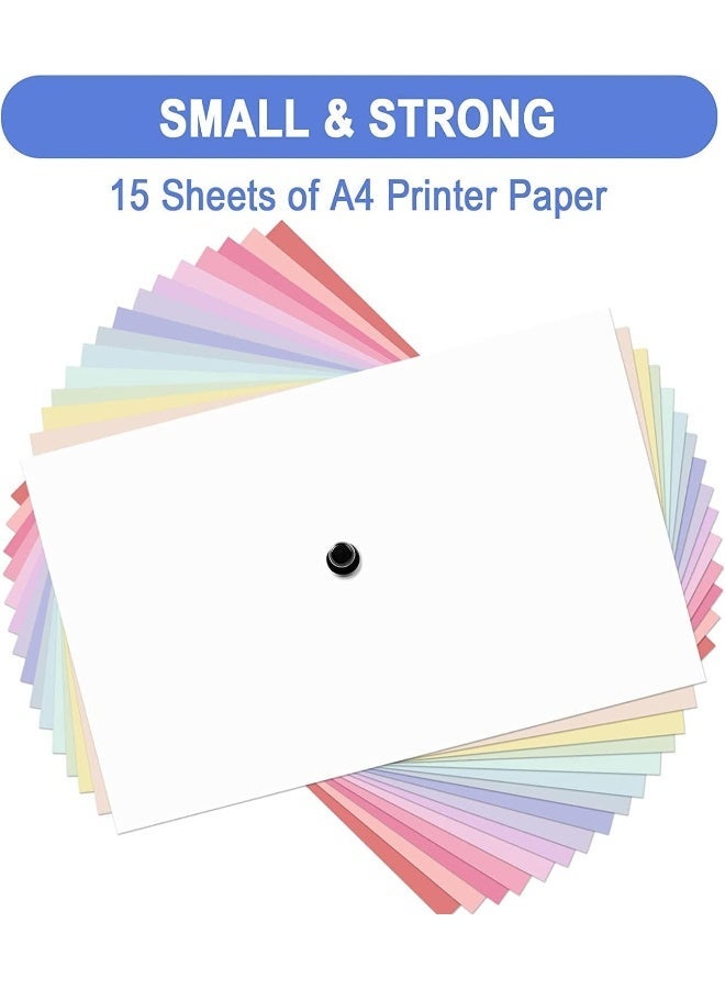 ECVV Refrigerator Magnets, 24pcs Magnetic Push Pins, Magnets for Fridge, Black Brushed Push Pins Magnets Magnetic Perfect for Whiteboard, Map, Kitchen Home Office School Classroom Black - Image 4