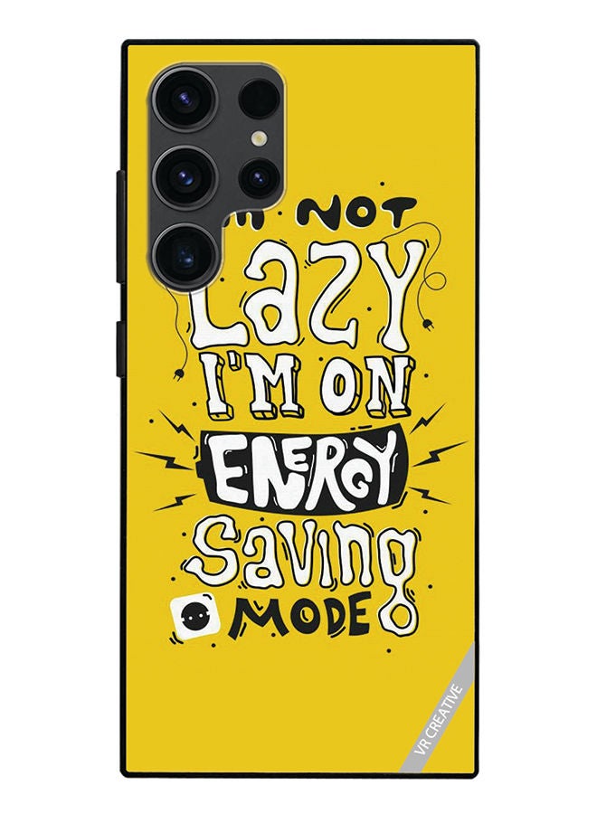 VR CREATIVE Protective Case Cover For Samsung Galaxy S23 Ultra 5G Saving Mode Design Multicolour - Image 1