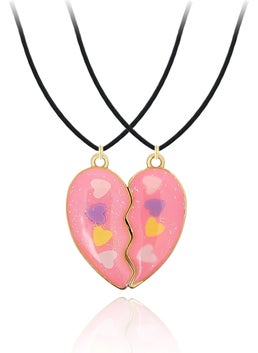 Magnetic Rainbow Heart Best Friends Necklace - pzsku/Z8D24C9CB91315914C21CZ/45/_/1730621636/2c5ffcdc-5b03-4484-aa7b-60c9b761a196