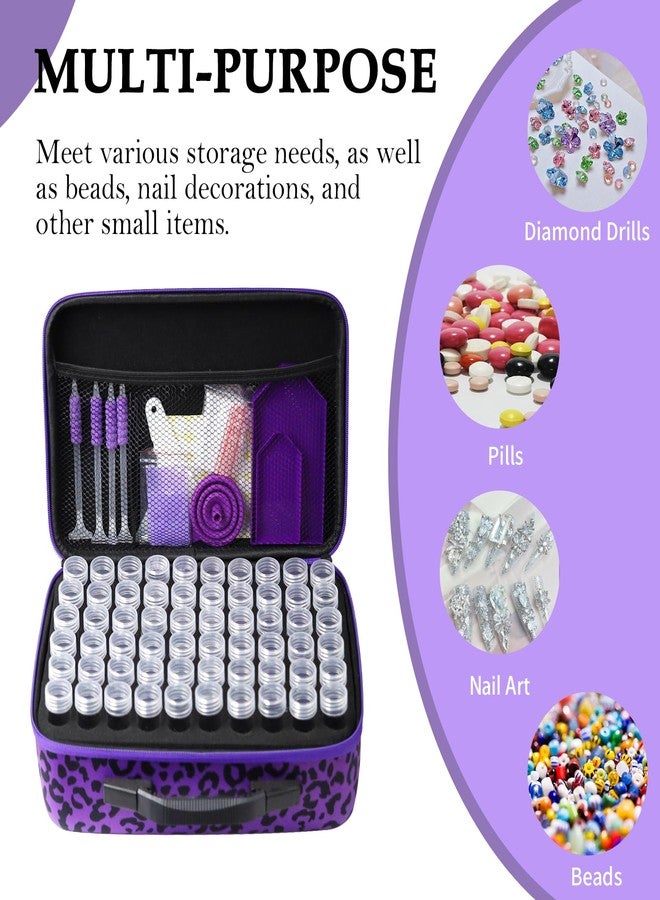 ZORETCO Diamond Painting Storage Box, 60 Slots Bead Storage Containers with Tools Kit for Diamond Art Accessories Craft Jewelry Beads Organizer - Image 4