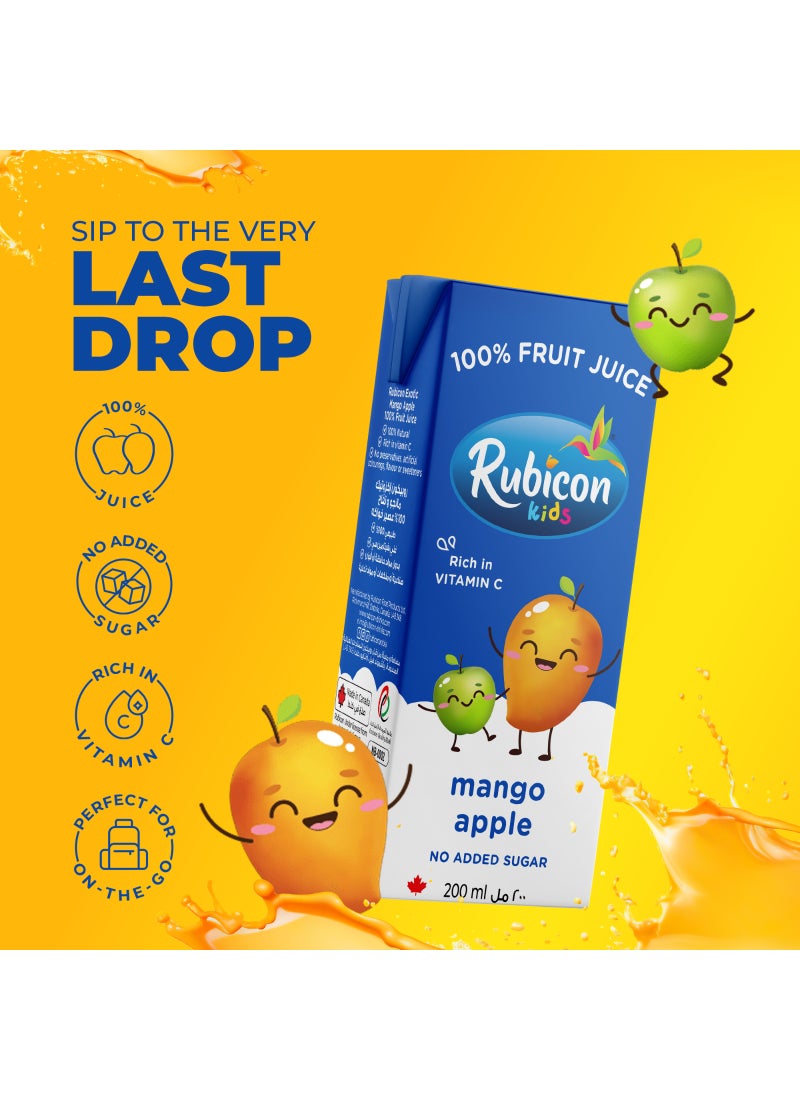 Rubicon Kids Mango Apple Fruit Juice, With Vitamin C, No Added Sugar - Image 2