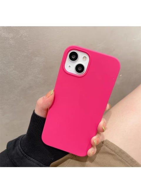 For Apple Mobile Phone Case For Iphone16 Liquid Silicone Protective Case 15 14 Men And Women 12 Advanced Sense Mobile Phone Case-Color:Fire Pieces [with Logo + Packaging Box]-Applicable Models:For Iphone 12 Pro