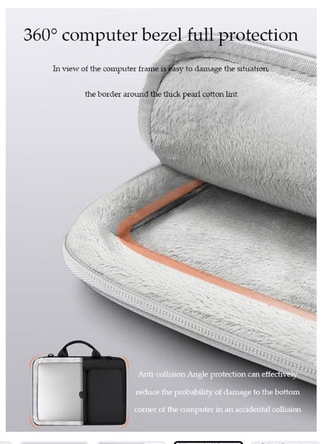 حقيبة لابتوب متعددة الوظائف ثلاثة في واحدة - حقيبة نزهة عمل من قماش أوكسفورد المقاومة للماء، تحمل باليد والحزام مع رباط حقيبة سفر - Image 4