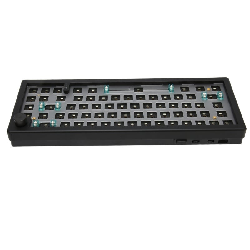 ZUOYA 67 Keys DIY Mechanical Keyboard Kit Wireless 2.4G Bluetooth 5.0 Type-C Hot Swappable Triple Mode - Double Layer PCB Silencing Cotton Barebones Keyboard for Home Office - Image 4
