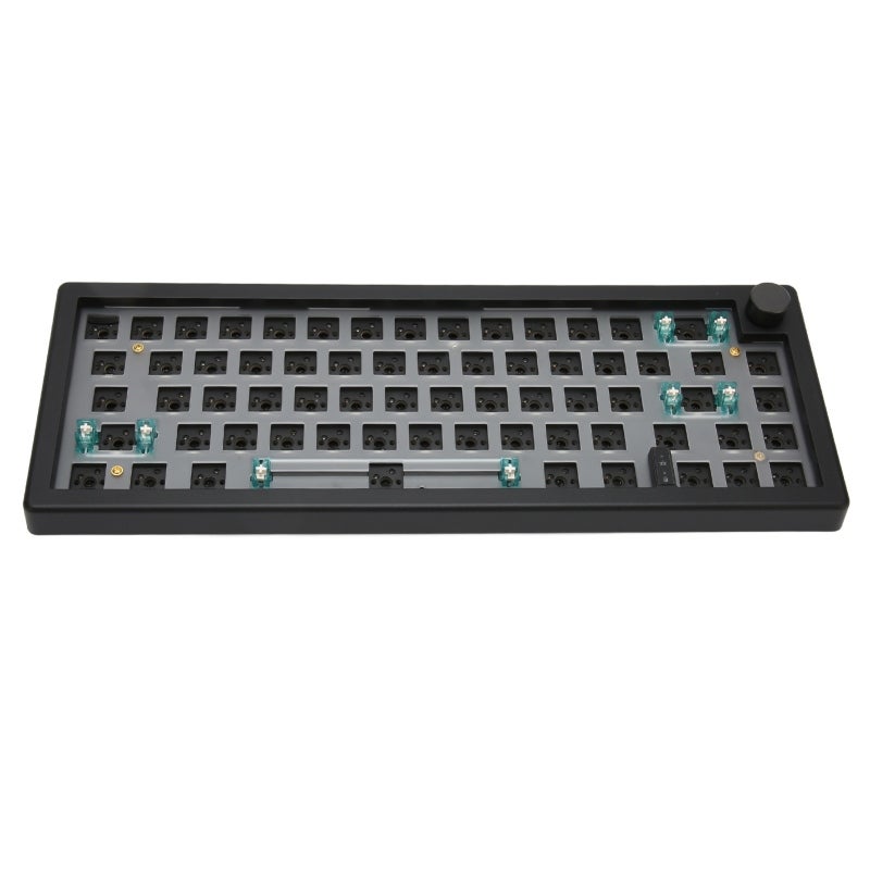 ZUOYA 67 Keys DIY Mechanical Keyboard Kit Wireless 2.4G Bluetooth 5.0 Type-C Hot Swappable Triple Mode - Double Layer PCB Silencing Cotton Barebones Keyboard for Home Office - Image 3