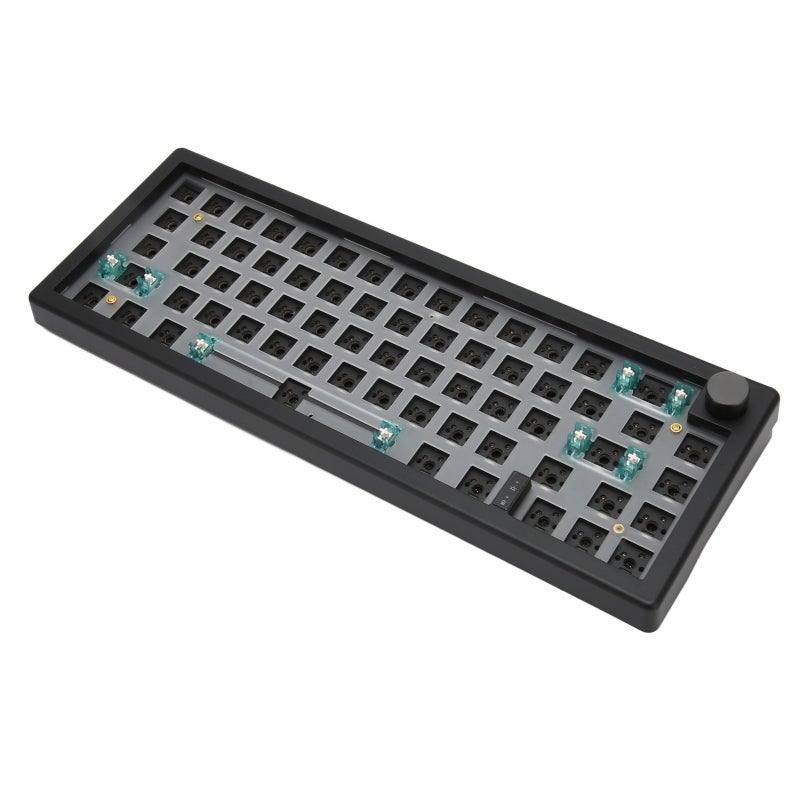 ZUOYA 67 Keys DIY Mechanical Keyboard Kit Wireless 2.4G Bluetooth 5.0 Type-C Hot Swappable Triple Mode - Double Layer PCB Silencing Cotton Barebones Keyboard for Home Office - Image 5