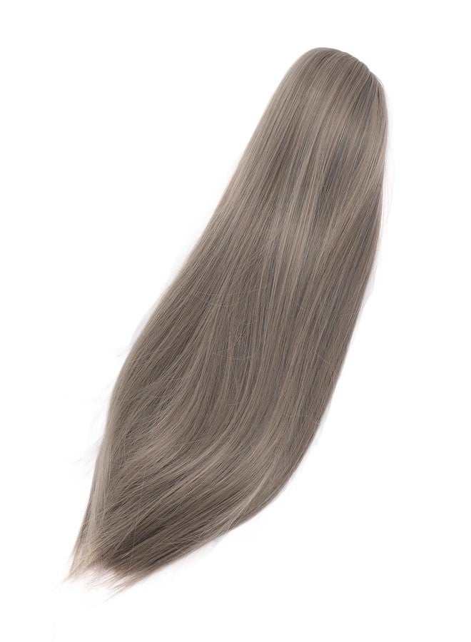 ANGGREK Doll Long Straight Hair, 1/4 Soft Doll Wig Exquisite for Playing (Gridelin) - Image 1