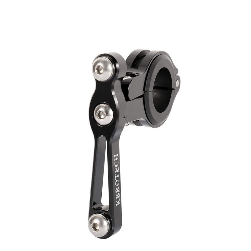Kbrotech Bicycle Water Bottle Cage Holder Adapter Adjustable Mtb Road Bike Handlebar Water Bottle Holder Seat Post Bottle Mount (Sigle Black) - Image 3