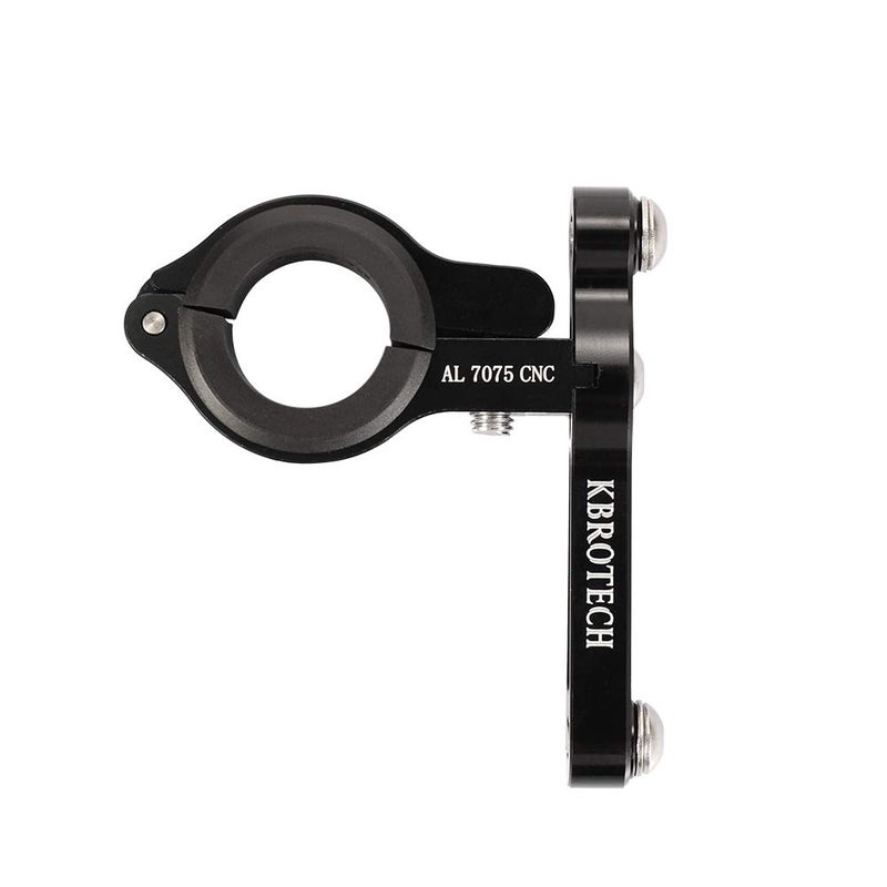 Kbrotech Bicycle Water Bottle Cage Holder Adapter Adjustable Mtb Road Bike Handlebar Water Bottle Holder Seat Post Bottle Mount (Sigle Black) - Image 4
