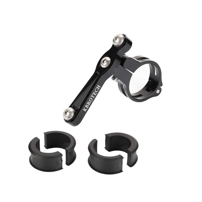 Kbrotech Bicycle Water Bottle Cage Holder Adapter Adjustable Mtb Road Bike Handlebar Water Bottle Holder Seat Post Bottle Mount (Sigle Black) - Image 2
