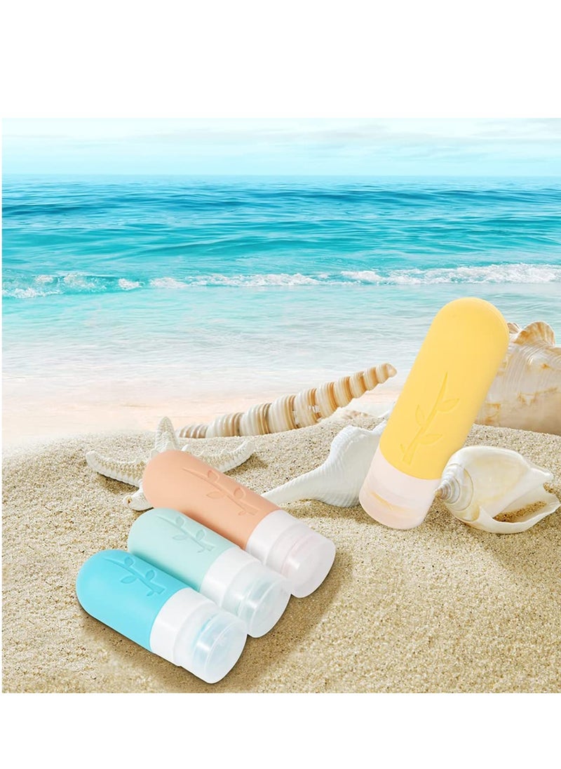 Generic - Travel Bottle Set for Toiletries, 16 Pcs Leak-Proof Container Portable Refillable Toiletries Empty Bottles for Shampoo, Conditioner, Lotion, Liquid - Image 1