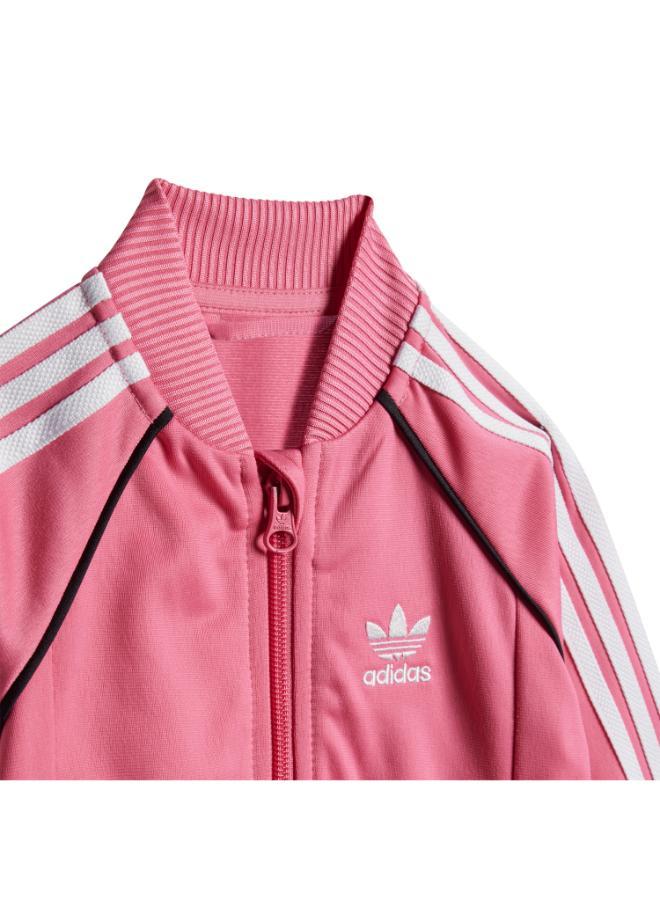 Adidas بدلة رياضية SST PNKFUS/PNKFUS/أبيض - Image 4