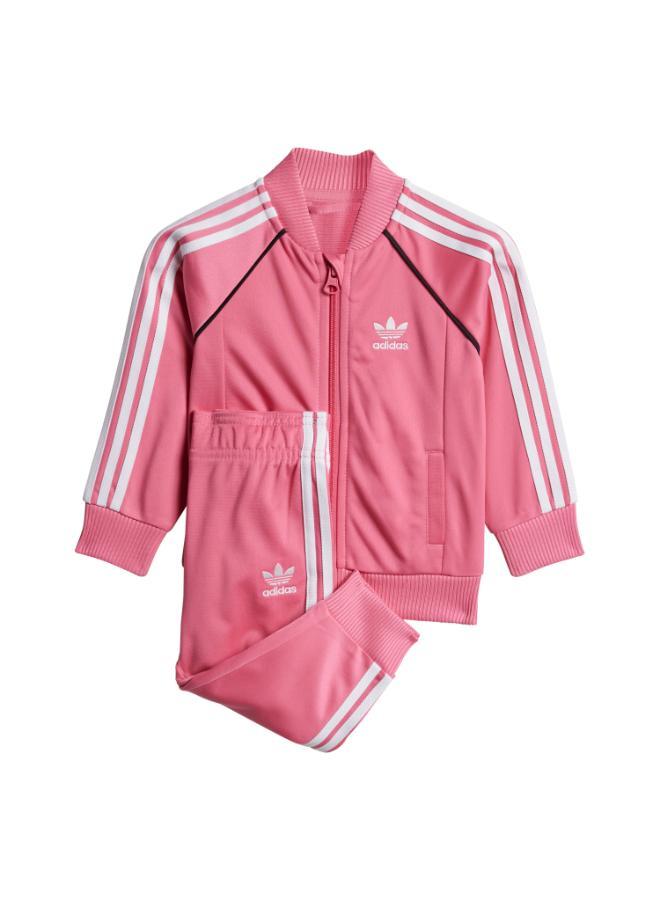 Adidas بدلة رياضية SST PNKFUS/PNKFUS/أبيض - Image 3