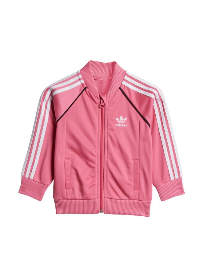Adidas بدلة رياضية SST PNKFUS/PNKFUS/أبيض - Image 1