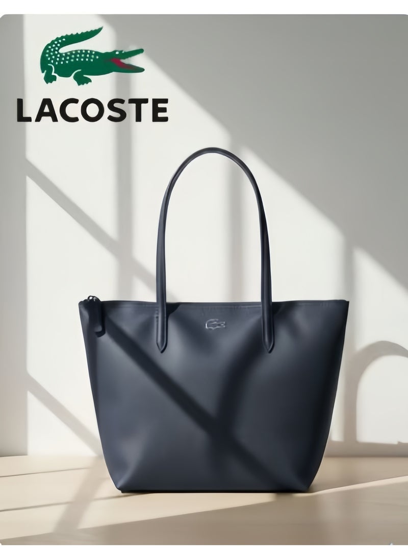 Lacoste Women's L12.12 Concept Fashion Versatile Large Capacity Zipper Handbag Single Shoulder Bag Tote Bag Camera Bag Large - Image 1