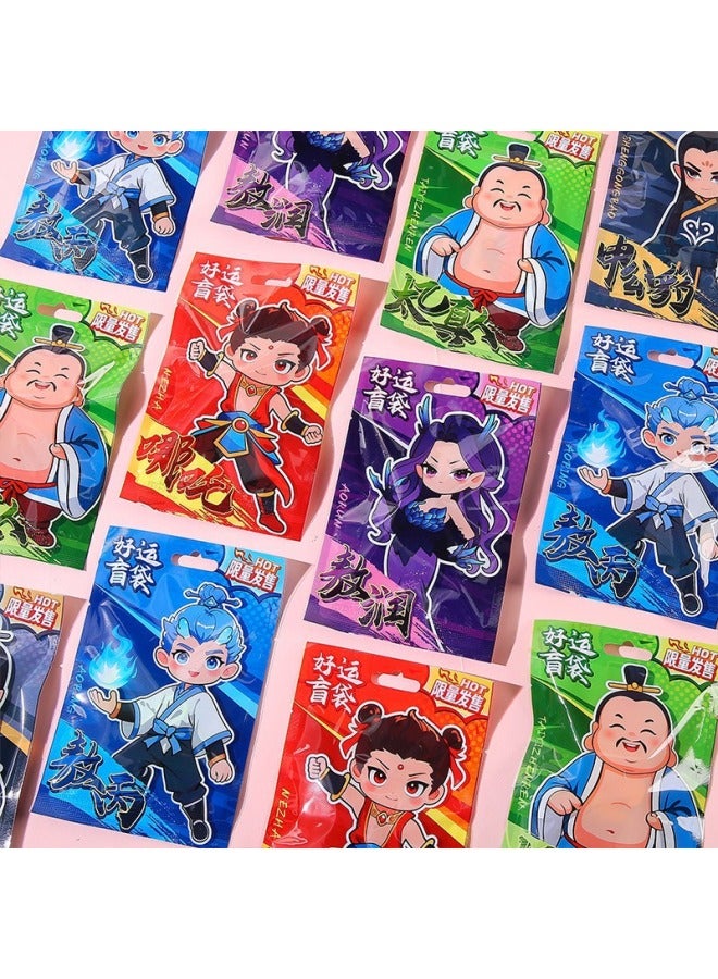 HELPS Nezha Surprise Stationery Blind Bag Gift Pack Children's Back-to-school Season Learning Stationery Creative Inspirational Lucky Small Gift - Image 3