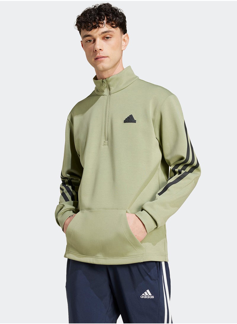 Adidas Future Icon 3 Stripe Sweatshirt  - Image 1