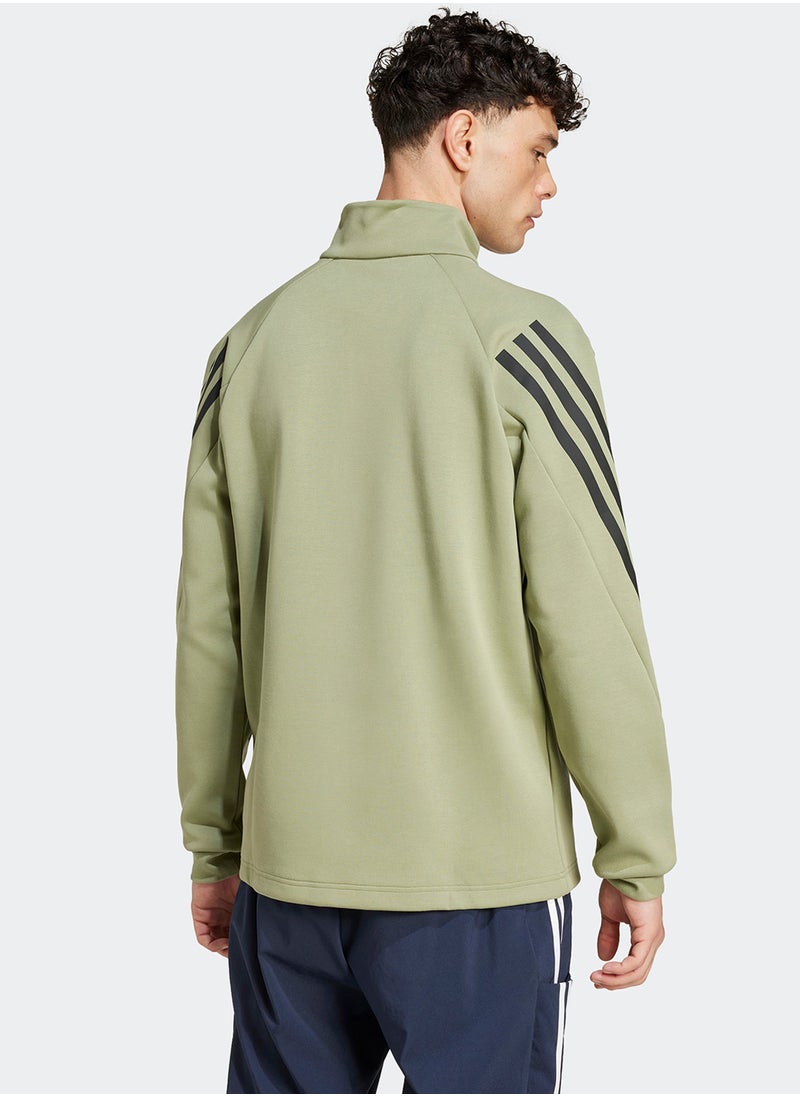 Adidas Future Icon 3 Stripe Sweatshirt  - Image 2