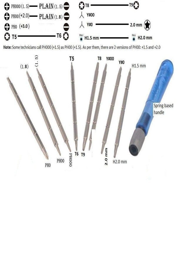 Stela 8 in 1 Magnetic Micro Precision Multifunction Repairing Screwdriver Tool Kit for Laptop, Mobile, Digital Devices - Image 4