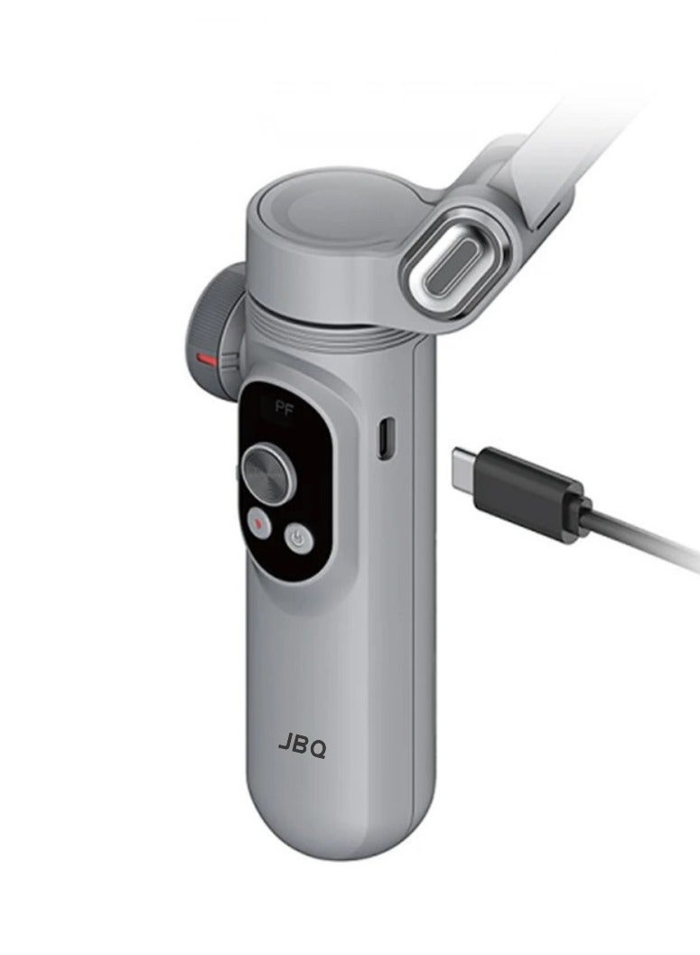 JBQ 3-Axis Foldable Gimbal Stabilizer for Smartphones – Handheld Phone Gimbal with Tripod, Face Tracking, Anti-Shake, Zoom Control, Ideal for Vlogging and Video Recording - Image 4