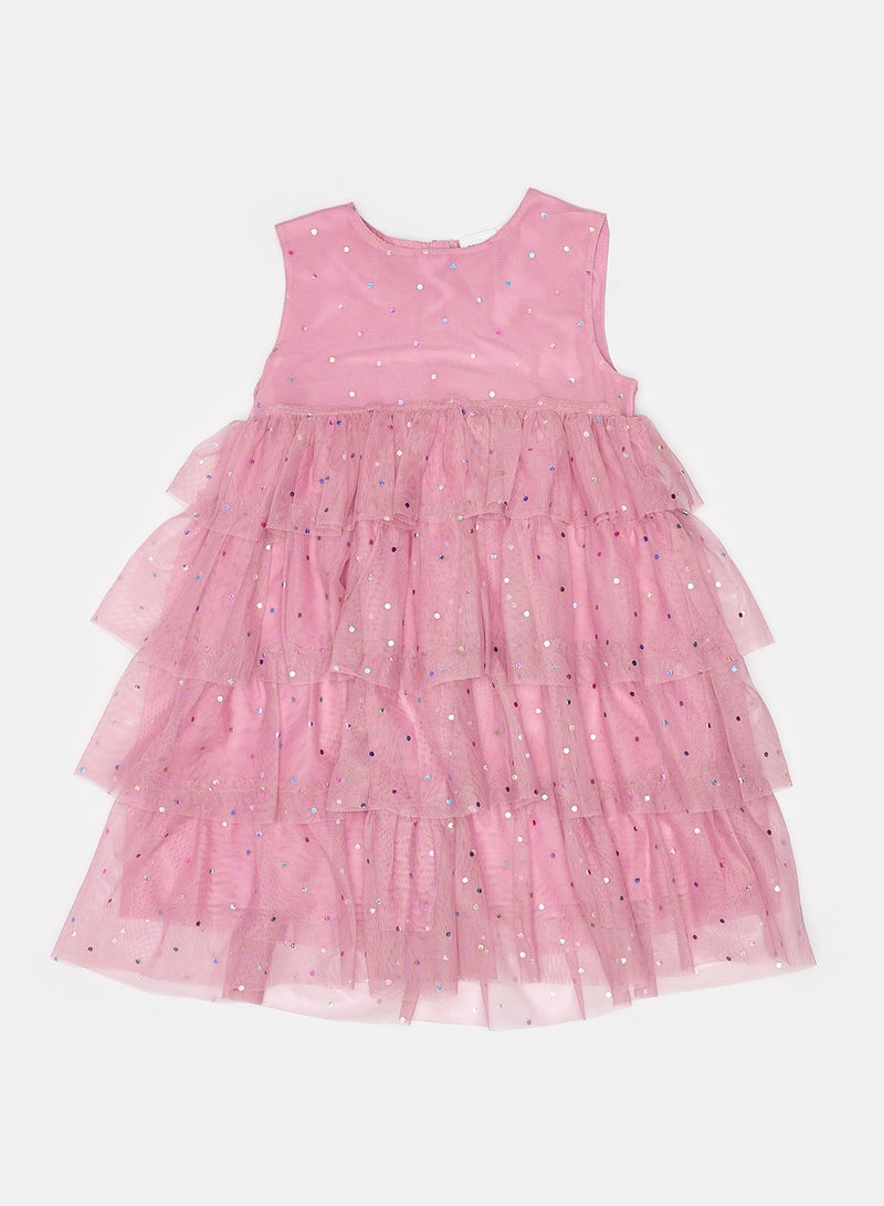 name it Girls Rasille Spencer Dress - Image 1
