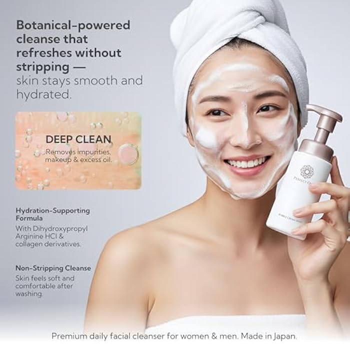 PERFECT ONE Bubble Cream Face Wash, Gentle Foaming Facial Cleanser with Ultra-Fine Microbubbles, Hydrating Facewash and Makeup Remover, Gentle Formula for All Skin Types – 7.01 fl oz - Image 4