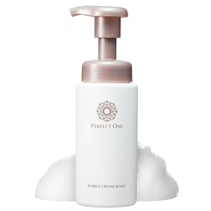 PERFECT ONE Bubble Cream Face Wash, Gentle Foaming Facial Cleanser with Ultra-Fine Microbubbles, Hydrating Facewash and Makeup Remover, Gentle Formula for All Skin Types – 7.01 fl oz - Image 1