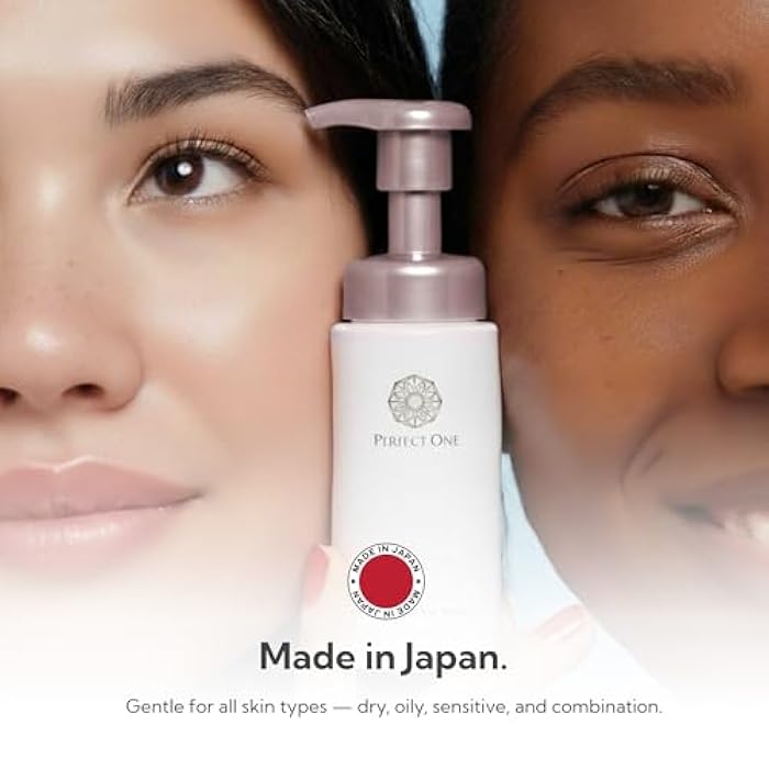 PERFECT ONE Bubble Cream Face Wash, Gentle Foaming Facial Cleanser with Ultra-Fine Microbubbles, Hydrating Facewash and Makeup Remover, Gentle Formula for All Skin Types – 7.01 fl oz - Image 5