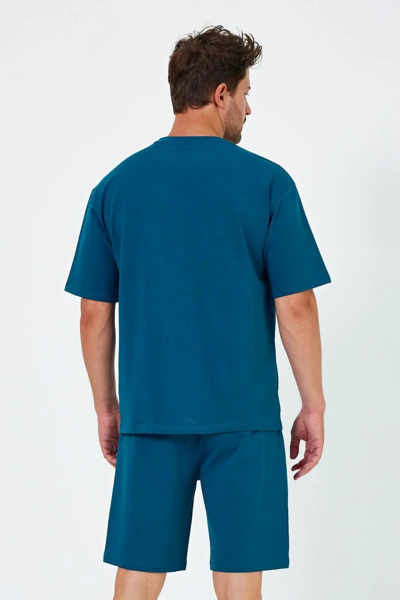 الكسندر جاردي Pocket Tied T-Shirt-Shorts Set (E24-Ab-Ts-Şt)