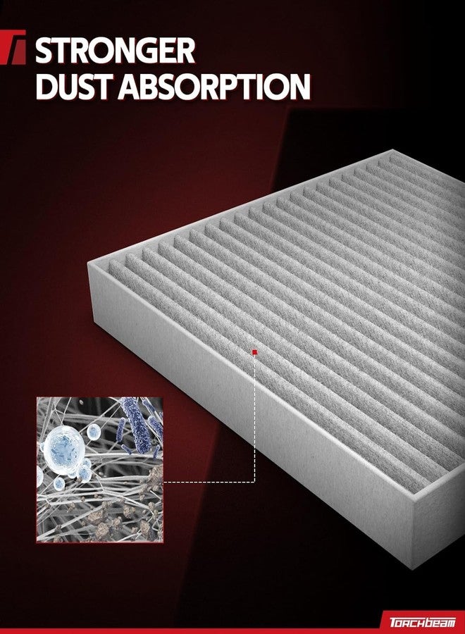 Torchbeam CF10140 Cabin Air Filter Fit for Sentra 2020-2024/2001 2003-2006(1.8L), Altima 2002 2003/2004-2006(2.5L), Outlander 2007-2024, G35 2003-2006, Outlander Sport 2011-2023 w/Activated Carbon - Image 5