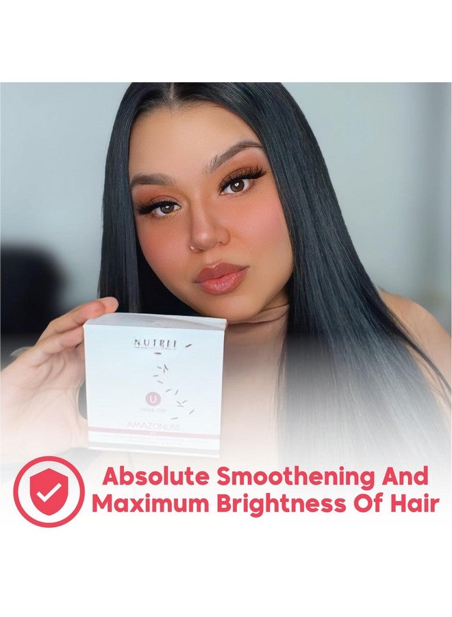Amazonliss Brazilian Keratin Smoothing Treatment Blowout Straightening System For Dry And Damaged Hair Threestep Protein Hair Treatment Formaldehyde Free(Shampoo Conditioner And Keratin Each 2.02 Fl Oz) - Image 2