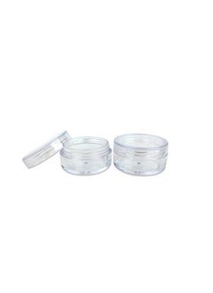Pana Beauticom 10g/10ml (0.35 Fl Oz) Round Clear Jars with Round Top Lids for Creams, Lotions, Make Up, Powders, Glitters, and more... (Color: Clear Lid, Quantity: 40 Pieces)  - Image 4