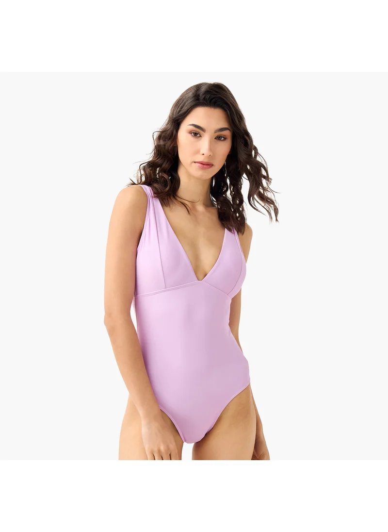 سبلاش فيڤ Sleeveless Swimsuit with V-neck