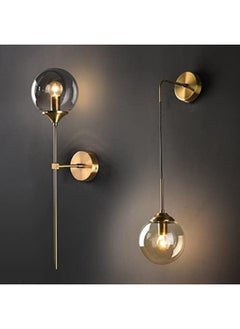 AFN LIGHTINGS Modern Wall Lamp Beside Bedroom Glass Ball LED Wall Lights Fixtures Wandlamp Lighting Bathroom Mirror Stair Light, Modern Wall Sconces - pzsku/Z8D25D51AE0BB349E262CZ/45/_/1738587862/5dbf7b1c-9c8b-47e9-a706-fb416d909fd9