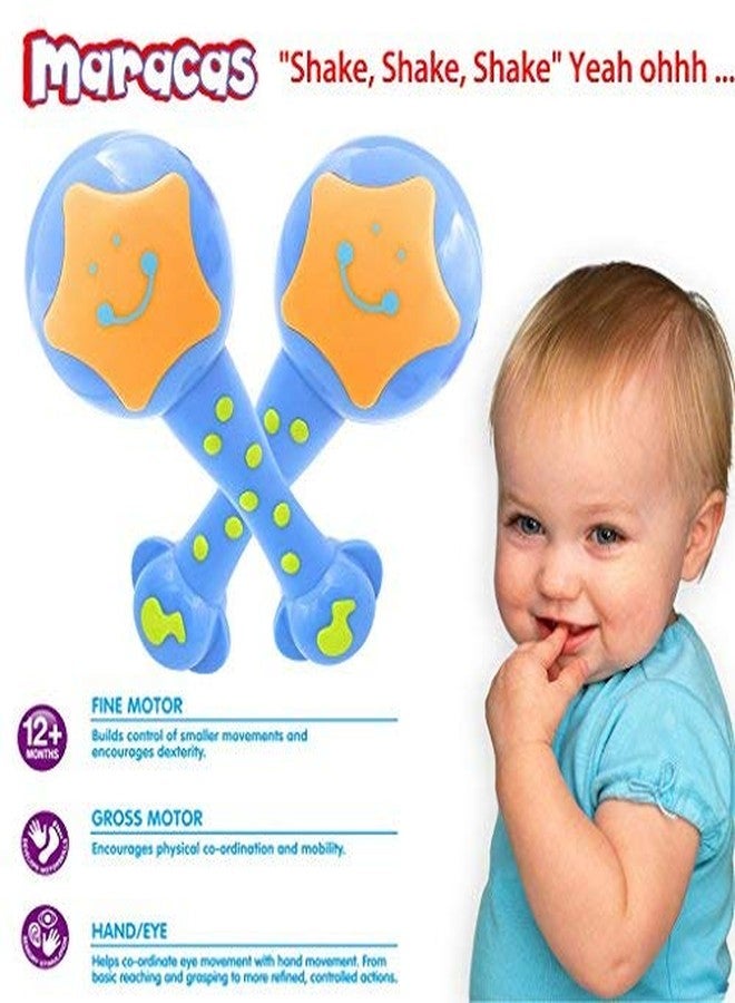 ISEE Baby Toys, Toddler Learning Musical Instruments, Preschool Musical Toys for Toddlers, Children's Educational Drums & Percussion for Baby Boys Girls (Blue) - Image 3