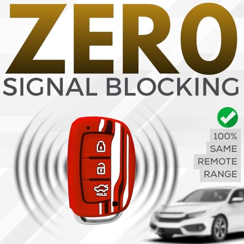 KEYCEPT Tristar Key Cover for Hyundai Grand i10 NIOS Asta| Venue| i20| Aura| Creta| Exter| i20 Elite| Verna 4s| i20 Active| Venue Sx| Elantra 3 Button Smart Key. (Red) - Image 3