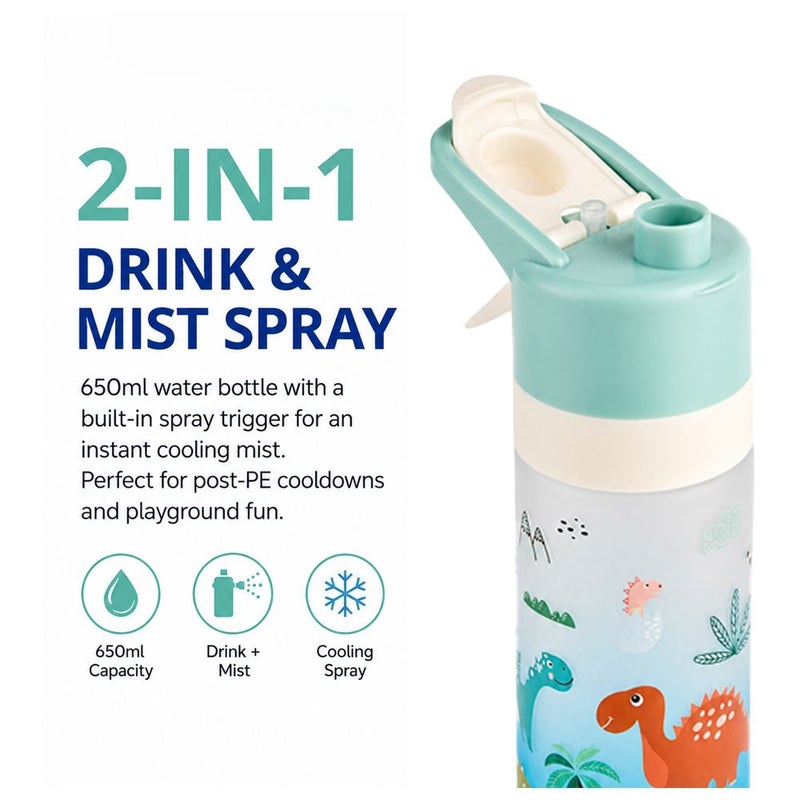 بونبون زجاجة تويست شيك للأطفال معزولة حراريًا وباردًا، سعة 420 مل، لون أزرق فاتح | زجاجة أطفال من الفولاذ المقاوم للصدأ بتفريغ الهواء | تحافظ على المشروبات ساخنة أو باردة لساعات - Image 2
