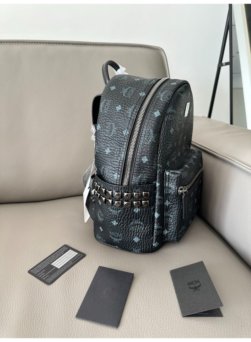 MCM Classic Studded Backpack - Image 3