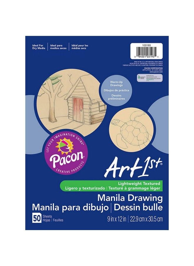 Pacon Corporation Cream Manila Drawing Paper 9 X 12  - Image 1