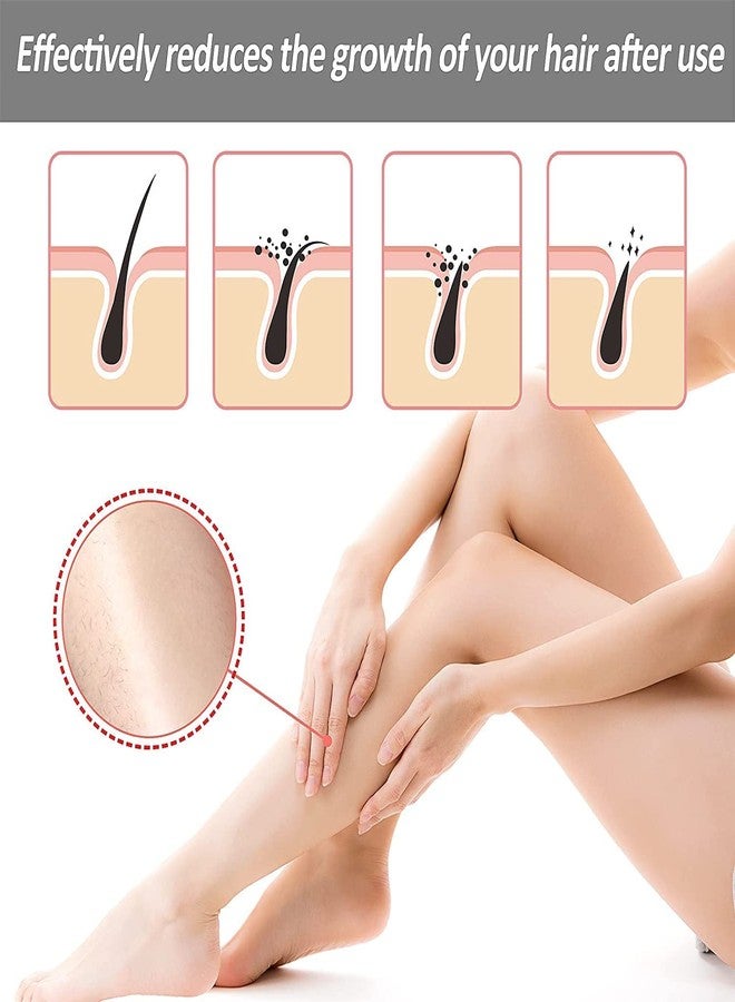 Botist� 3 in 1 Painless Crystal Hair Eraser for Women & Men - Nano Crystal Hair Remover for Arms, Legs, Back & Reusable Safe Crystal Hair Eraser for Physical Hair Removal Pack of 1 - Image 4