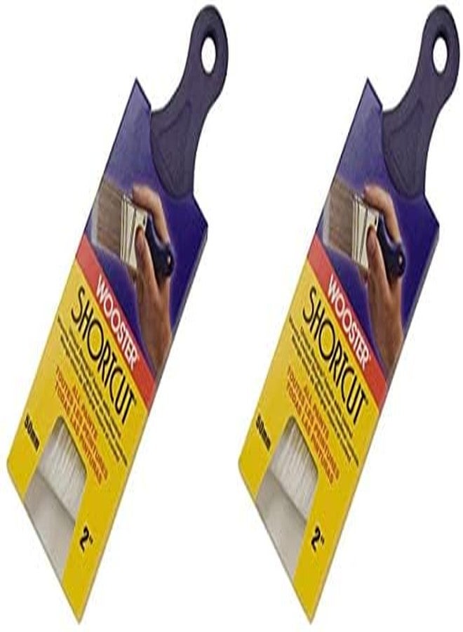 Wooster Brush Q3211-2 Shortcut Angle Sash Paintbrush, 2-Inch, Pack Of 2, White - Image 3