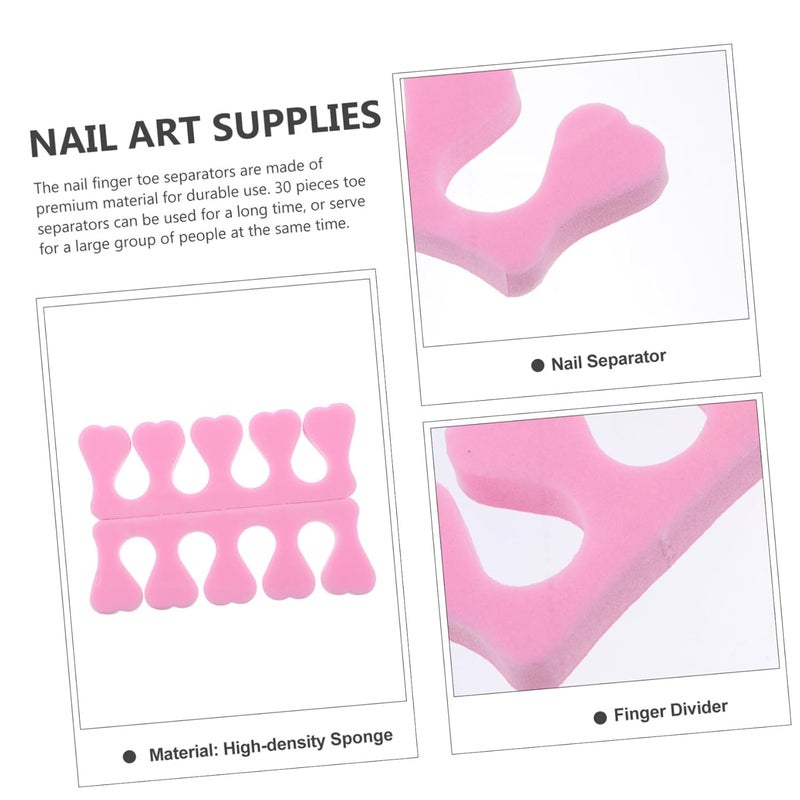 Demand fit global economical quality BESTYASH 30pcs Toe Separator Manicure Tool Toe Spacers for Women Versatile Nail Art Tool Ingrown Toenail Treatment Nail Care Durability boosted processed material Space saving design picks Trusted all-purpose quality Flexible purchase choices Assorted natural tone picks Single & bulk storage compatible High strength upgraded material Month-round consistent deliver Elegant multi-option build Mountain region eligible ship Global simple assemble options In-house warehouse packing Market need oriented construction Multi-market matching options Smooth joint Indoor outdoor use Season change compatible build Shop & home all-space compatible Global light sturdy raw material Classified organized storage Long lifespan Heat insulation layer Safe material Cross product combo compatible - Image 3