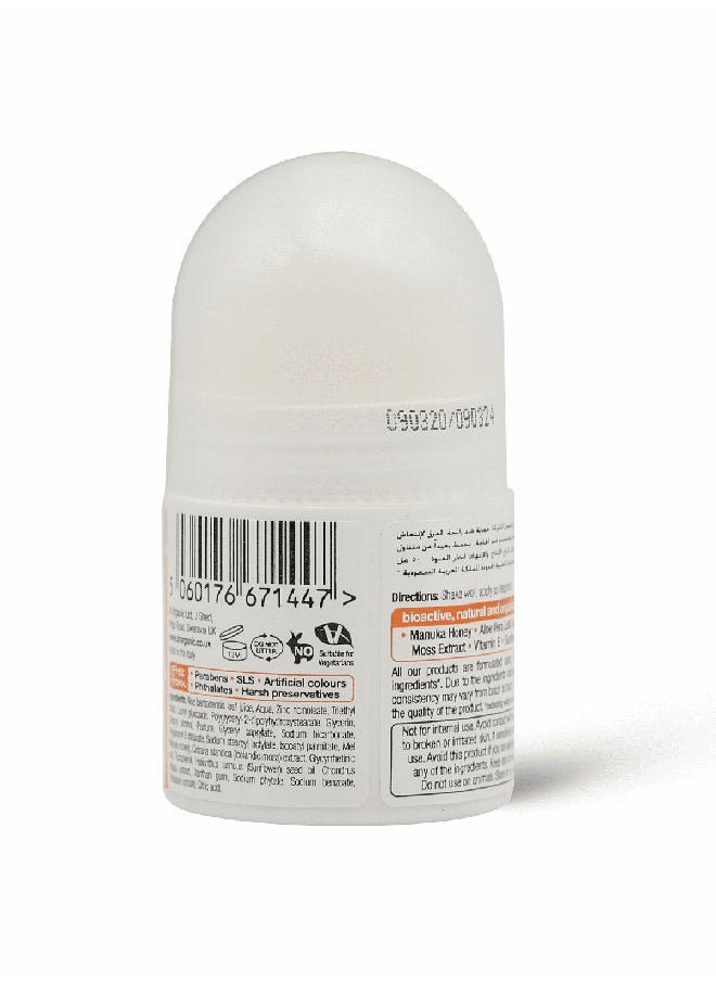 dr.organic - Deodorant Roll-On Manuka - 50 Ml - Image 1