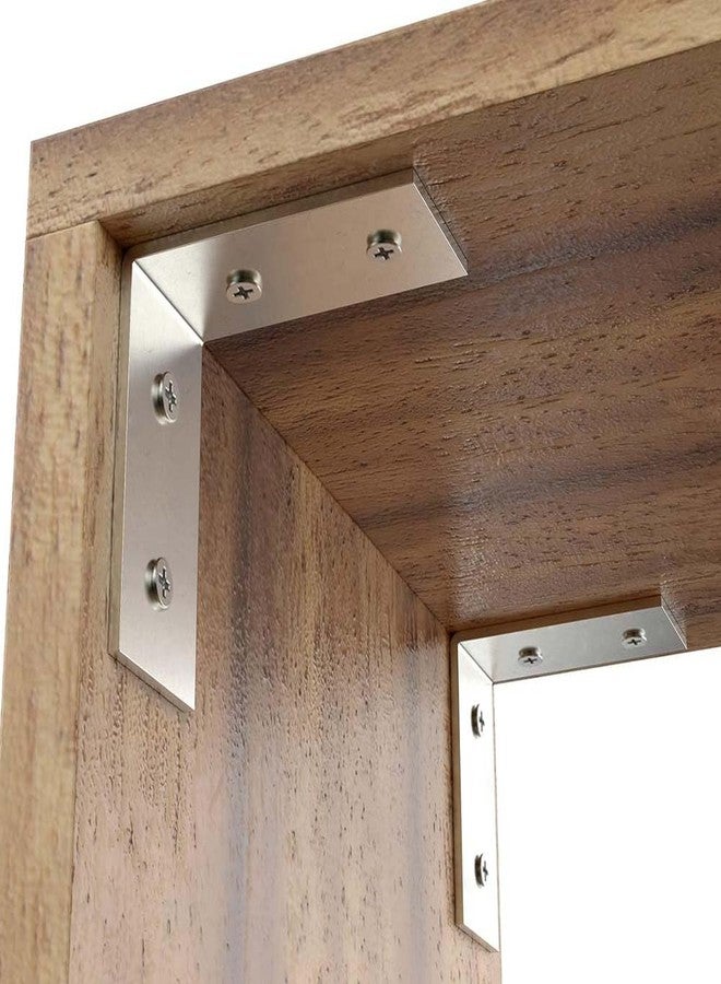 Volo L Angle Bracket for Reinforcing Chairs/Tables - Shelf Bracket 40mmx20mm Zinc Plated, L Shape Bracket for Solid Shelf Support, Joint Right Corner Brace (1.5" x 0.75") (40mm X 20mm, 12) - Image 5